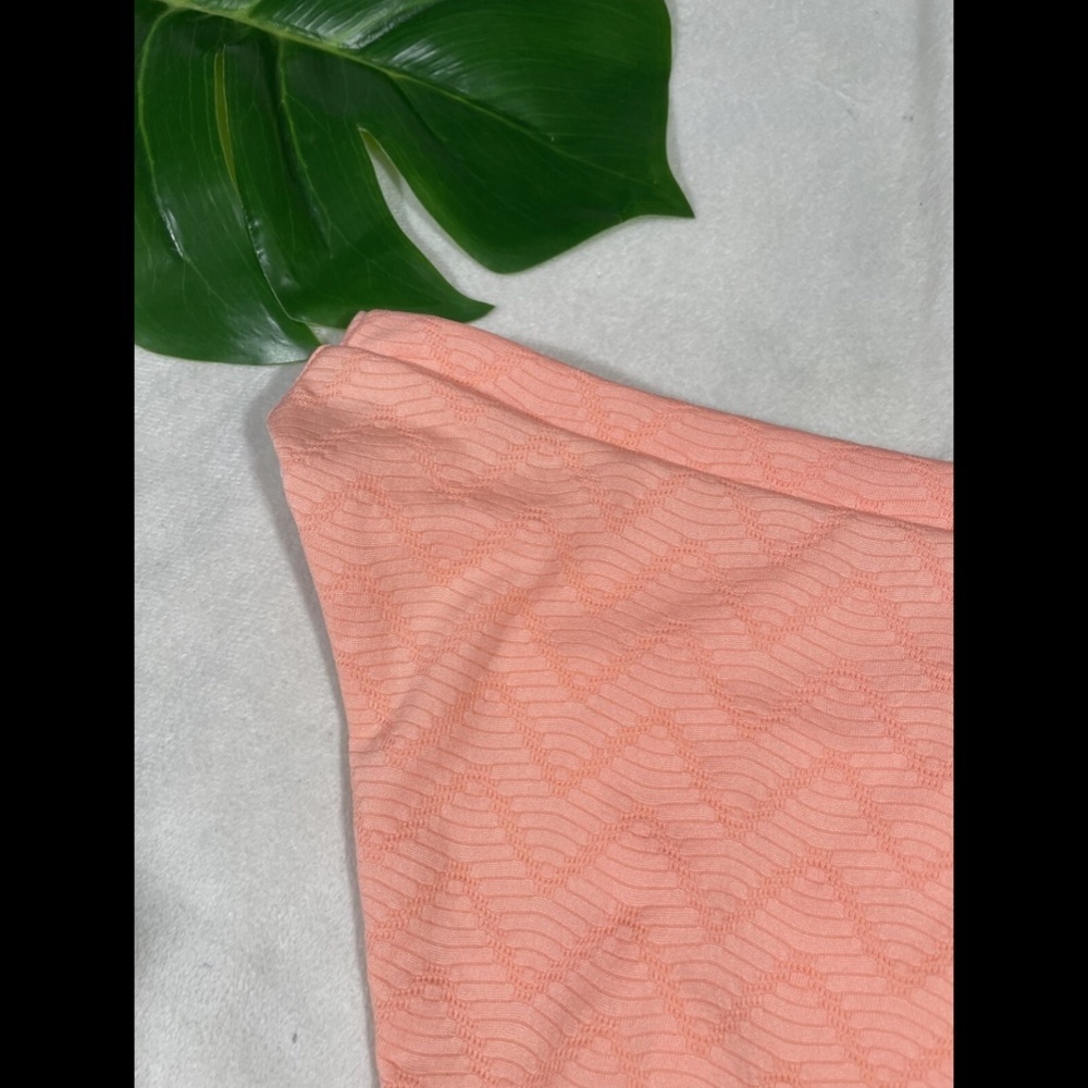 NEW $54 Becca French Cut Bikini‎ Bottoms in Salmon Pink [ LARGE ] - Picture 11 of 12